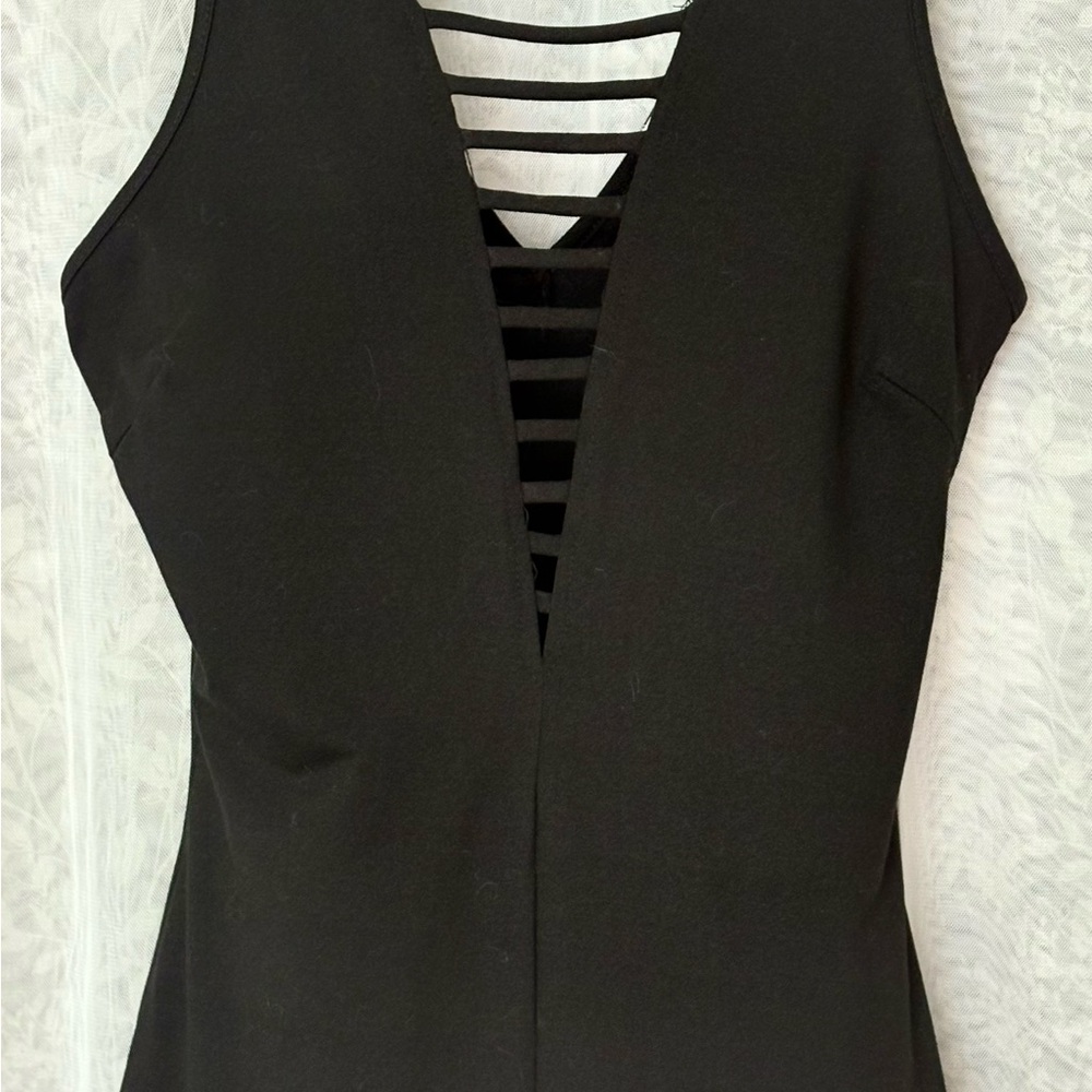 Elegant Black Sleeveless dress